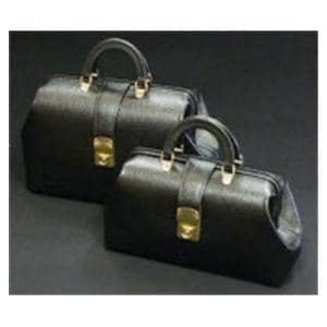Boston Professional Physician Bag 16x7x11" Brown 3 Position Lock 2 Lthr Hndl