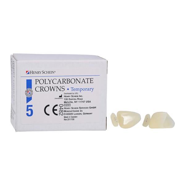 Replacement Crowns Size 10 Upper Right Central Refill 5/Bx