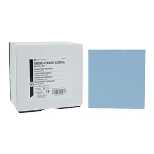 Mouthguard Material Thermo-Forming Blue Sheets 5" x 5" .125" 25/Bx, 12 BX/CA