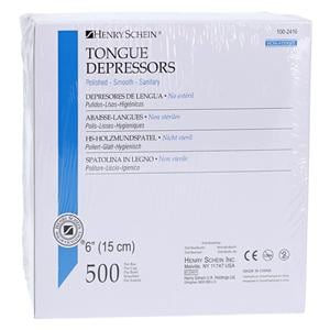Tongue Depressor 6 in x 0.75 in Non Sterile Adult 500/Bx