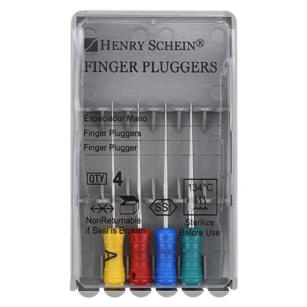 Finger Plugger 21 mm Assorted 4/Pk