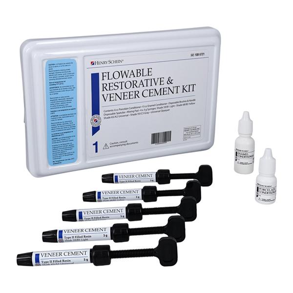 Veneer Cement Clear Complete Kit Ea