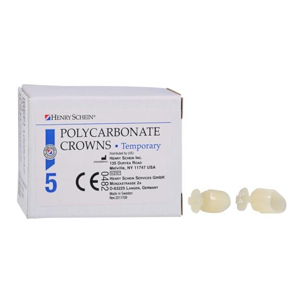 Replacement Crowns Size 54 2nd Bicuspid Refill 5/Bx