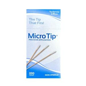 Applicator 6 in Birch Shaft Non Sterile 200/bx, 50 BX/CA