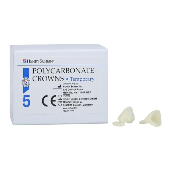 Replacement Crowns Size 34 Right Cuspid Upper & Lower Refill 5/Bx