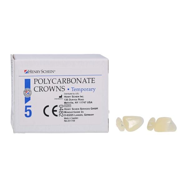 Replacement Crowns Size 14 Upper Right Central Refill 5/Bx