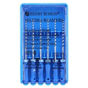 Maxima Hand Reamer 25 mm Size 60 Stainless Steel Blue 6/Bx