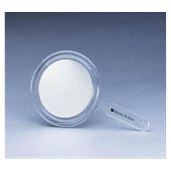 Hand Mirror Plexiglass 5 in Glass Ea, 50 EA/CA