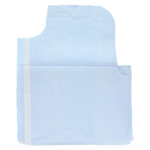 Ultimate Exam Gown 32x42 Blu X-Large Tissue / Poly / Tissue Disposable 50/Ca