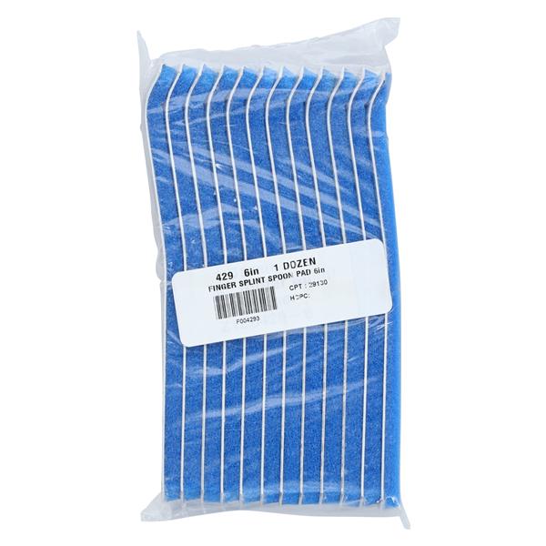 Immobilization Splint Finger Size Large Aluminum 6" Ambidextrous