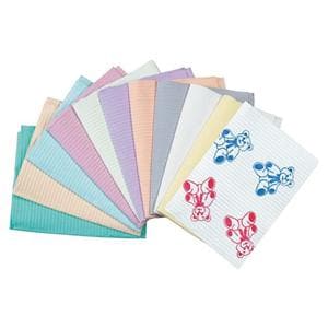 Econoback Patient Towel 2 Ply Tissue / Poly 13 in x 19 in Slvr Disposable 500/Ca