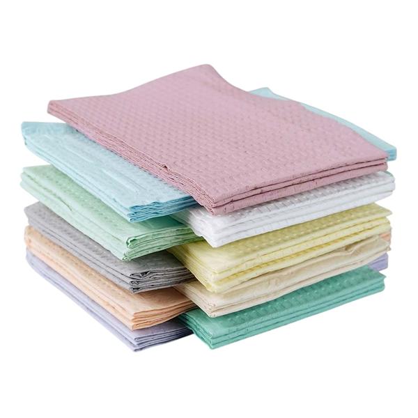 Ultimate Towel 3 Ply Tissue / Poly Back 13 in x 18 in Mauve Disposable 500/Ca
