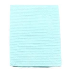 Patient Towel 3 Ply Tissue 19 in x 13 in Blue Disposable Ca