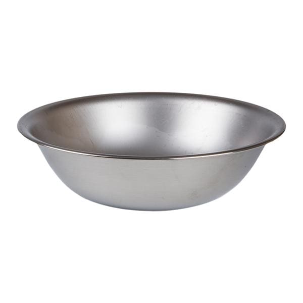 Wash Basin Round Stainless Steel Silver 3-7/8qt