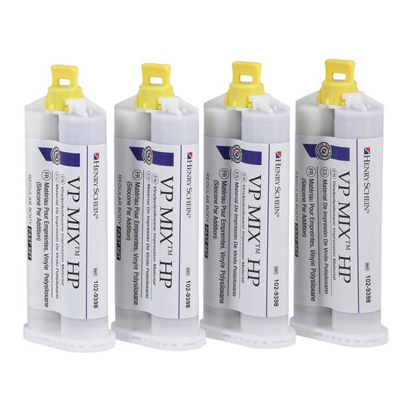 VP Mix HP Impression Material Fast Set Regular Body Unflavored 4/Bx