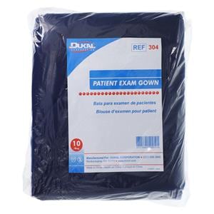 Exam Gown 40.5 in x 52" Prpl One Size Spunbonded Polypropylene Disposable 50/CA