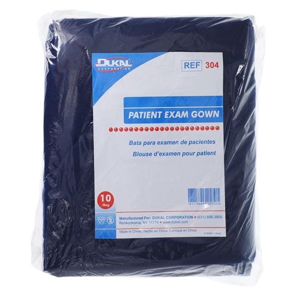 Exam Gown 40.5 in x 52" Prpl One Size Spunbonded Polypropylene Disposable 50/CA