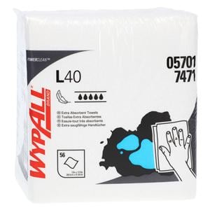 WypAll L40 General Purpose Wipe 1/4 Fold Dsp Hydrknt 12.5 in x 13 in Wt 1008/Ca