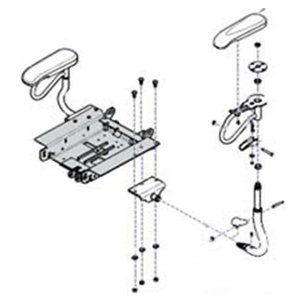 Arm Field Installed For 75L Power Exam Table 1/Pr