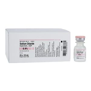 Sodium Chloride Injection 0.9% PF SDV 10mL 25/Package