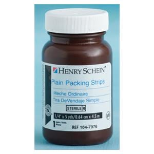 Cotton Strip Packing 1/4"x5yd Sterile Not Made With Natural Rubber Latex