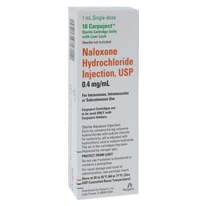 Naloxone HCl Injection 0.4mg/mL No Needle Carpuject 1mL Each
