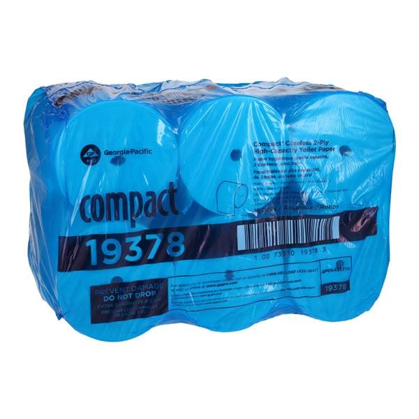 Compact Toilet Tissue White 2 Ply 18Rl/Ca