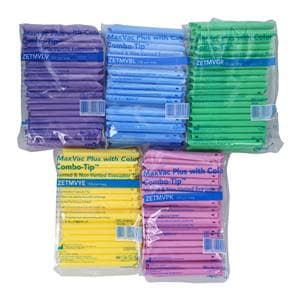 MaxVac Plus HVE Tips Vented / Nonvented Assorted S Tip 1000/Bx