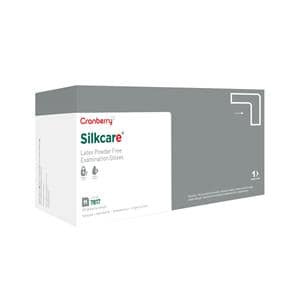 Silkcare Exam Gloves Medium Standard Natural Non-Sterile