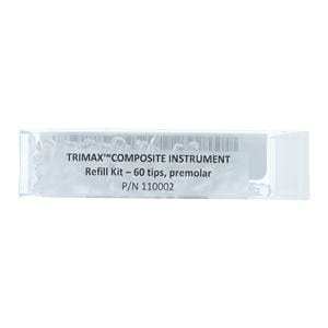 Trimax Brush Tips Premolar Clear 60/Bx