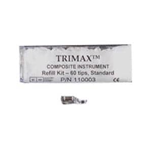 Trimax Brush Tips Molar Standard Clear 60/Bx