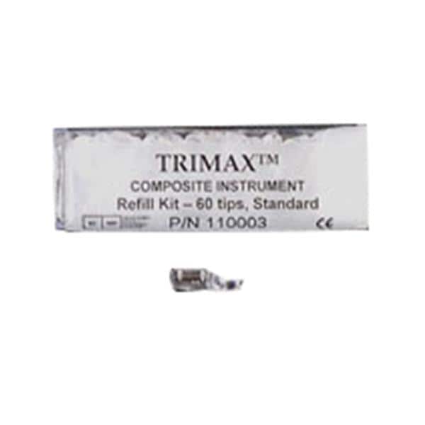 Trimax Brush Tips Molar Standard Clear 60/Bx