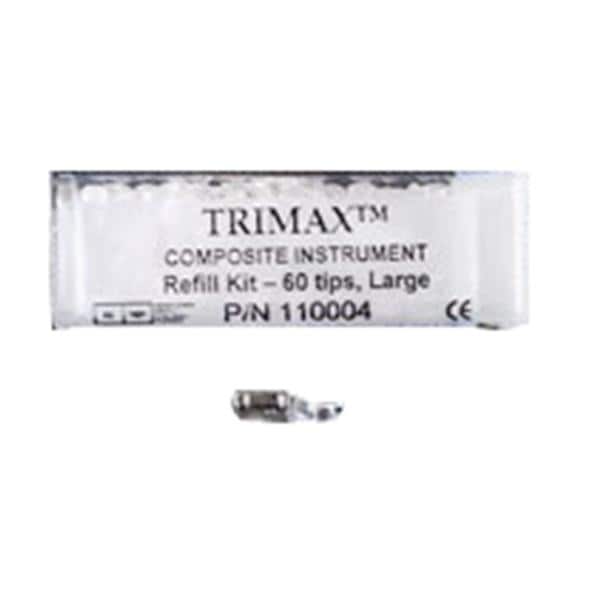 Trimax Brush Tips Molar Large Clear 60/Bx