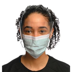 Isofluid Procedure Combination Mask / Shield ASTM Level 1 Anti-Fog Blue 25/Bx, 16 BX/CA