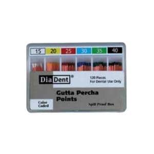 Hand Rolled Gutta Percha Points Size 10 Purple 120/Bx