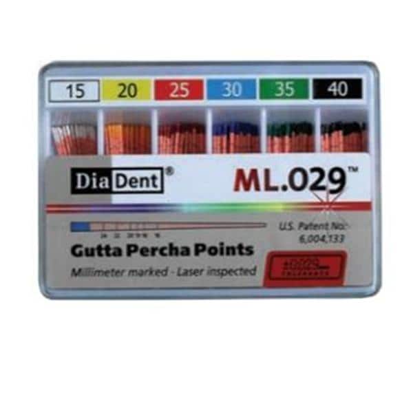 Hand Rolled Gutta Percha Points Size 70 Green 120/Bx