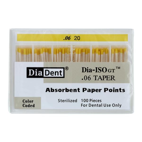 Dia-ISOGT Paper Points 0.06 100/Bx