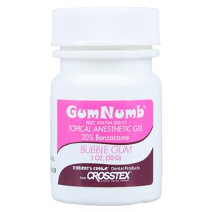 GumNumb Topical Anesthetic Gel Bubble Gum 1oz/Jr