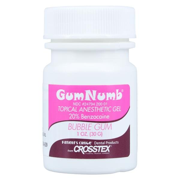 GumNumb Topical Anesthetic Gel Bubble Gum 1oz/Jr