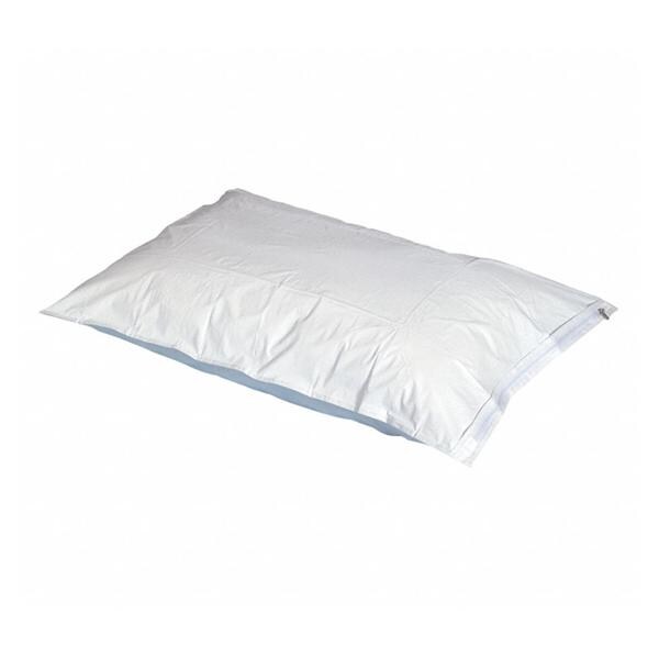 Pillow Cover 21 in x 27 in Vinyl White Reusable Ea