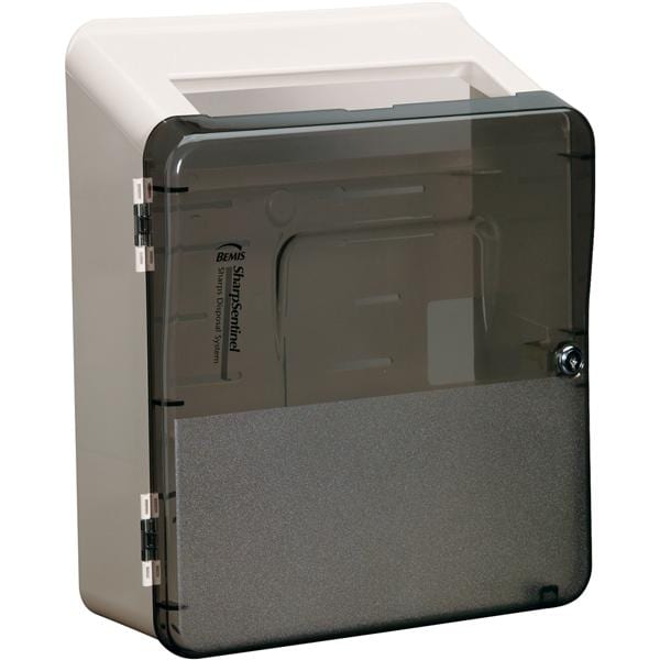 Sentinel Sharps Cabinet Beige/Gray 15x7x16-3/4" Locking ABS f/ Cntnrs 333 Ea