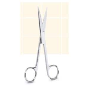 Procedure Scissors Straight 5-1/4" Stainless Steel Disposable 20/Bx