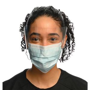 Isofluid Fog-Free Combination Mask / Shield ASTM Level 1 Anti-Fog Turq 25/Bx, 16 BX/CA