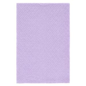 TIDI Choice Diamond Patient Bib 2 Ply Tiss/Poly Bck 13 in x 18 in Lav Dsp 500/Ca