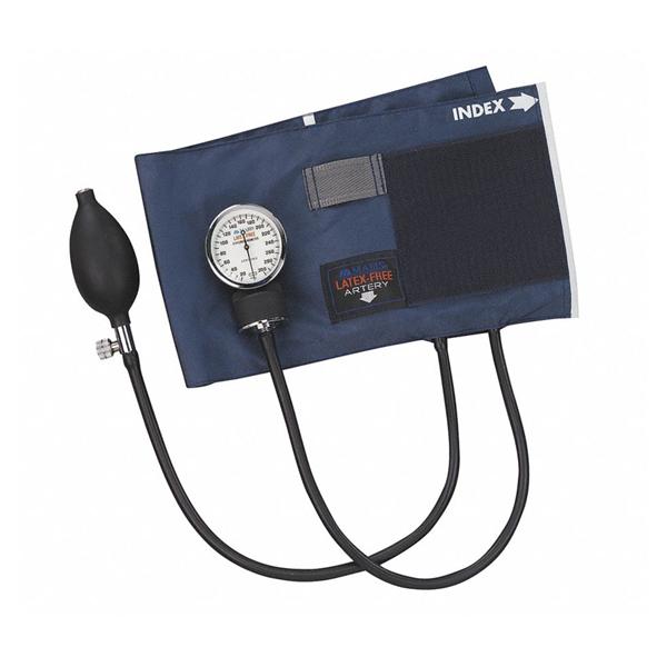 Precision Aneroid Sphygmomanometer Nvy Bl LF Thigh Dial Display Ea