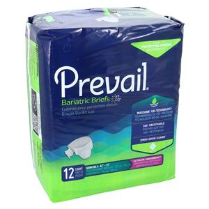Prevail Incontinence Brief Unisex 62-73" Heavy 4x12/Ca