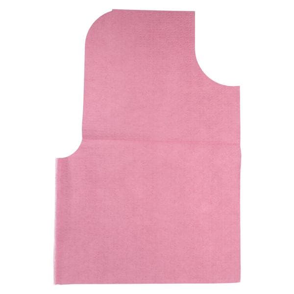 Everyday Endo Bib Tissue / Poly / Tissue 29 in x 21 in Mauve Disposable 100/Ca