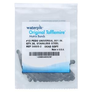 Waterpik Original Tofflemire® Dead Soft Matrix Band 0.001 in Size 36/Pk
