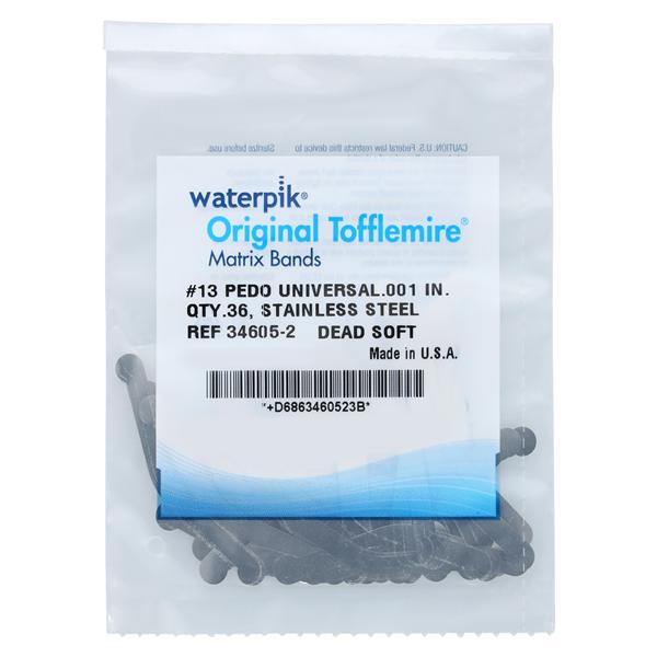 Waterpik Original Tofflemire® Dead Soft Matrix Band 0.001 in Size 36/Pk