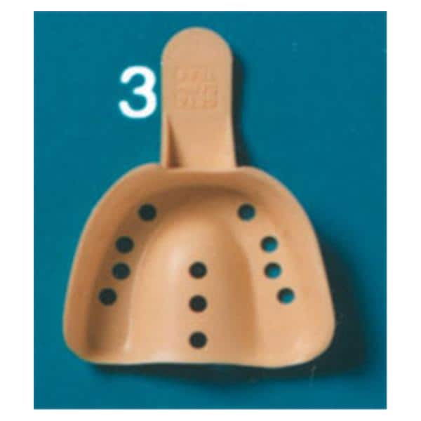 Waterpik Sani-Trays® Disposable 1Arch Impression Tray Perforated 3 Md Upr 12/Bx